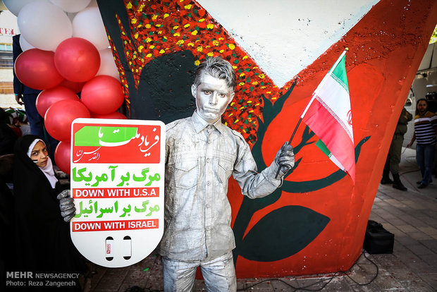 راهپیمایی روز قدس در همدان