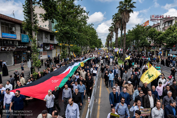 مسيرات يوم القدس العالمي في مدينة رشت