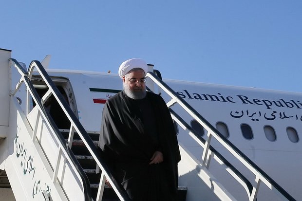 Rouhani arrives in Ardabil to inaugurate projects