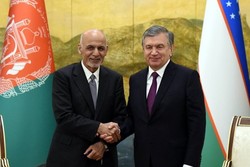 دیدار رؤسای جمهوری افغانستان و ازبکستان