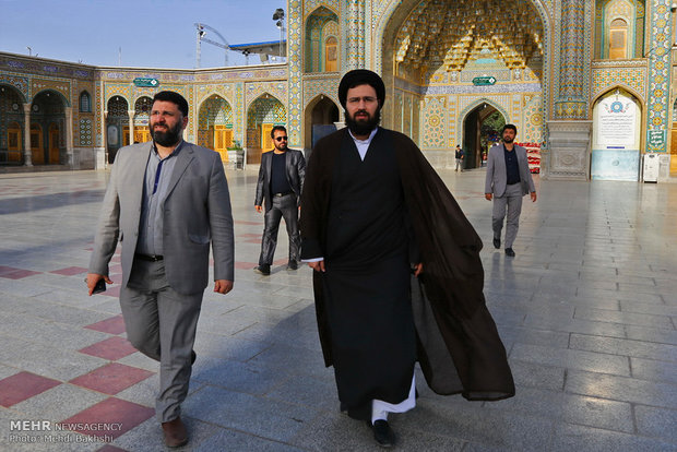 مراسم تشییع پیکر حجت‌الاسلام احمد احمدی در قم‎