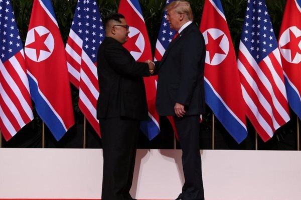 Kim Jong-un ve Trump’ın görüşmesinden fotoğraflar