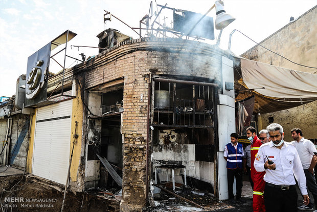 فلم/ قم میں چند مکانات اور دکانیں دھماکے سے تباہ