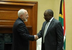 Iranian FM meets with South African president
