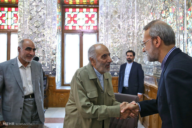  دیدار اعضای شورای مرکزی حزب موتلفه اسلامی با رئیس مجلس