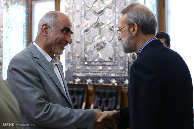  دیدار اعضای شورای مرکزی حزب موتلفه اسلامی با رئیس مجلس