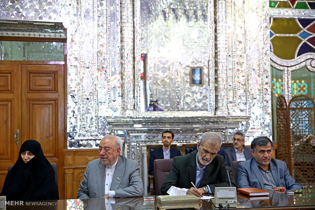  دیدار اعضای شورای مرکزی حزب موتلفه اسلامی با رئیس مجلس