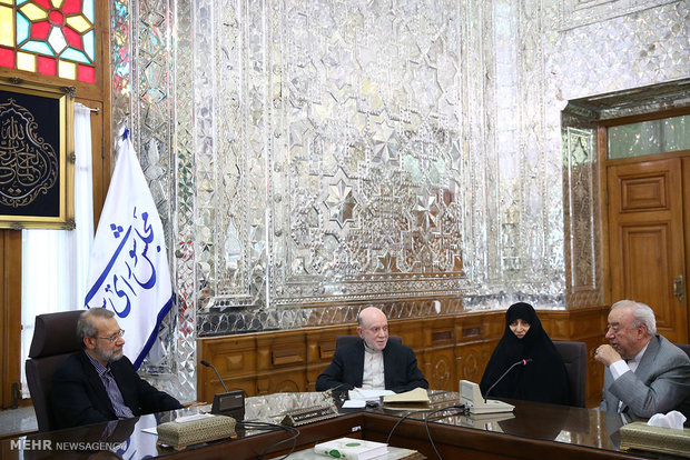  دیدار اعضای شورای مرکزی حزب موتلفه اسلامی با رئیس مجلس