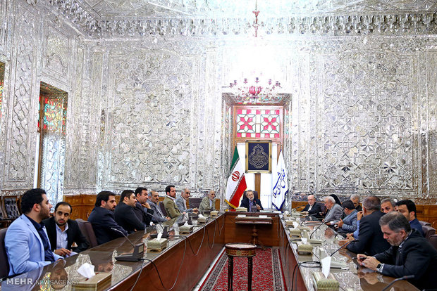  دیدار اعضای شورای مرکزی حزب موتلفه اسلامی با رئیس مجلس