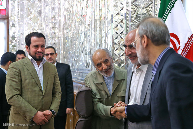  دیدار اعضای شورای مرکزی حزب موتلفه اسلامی با رئیس مجلس