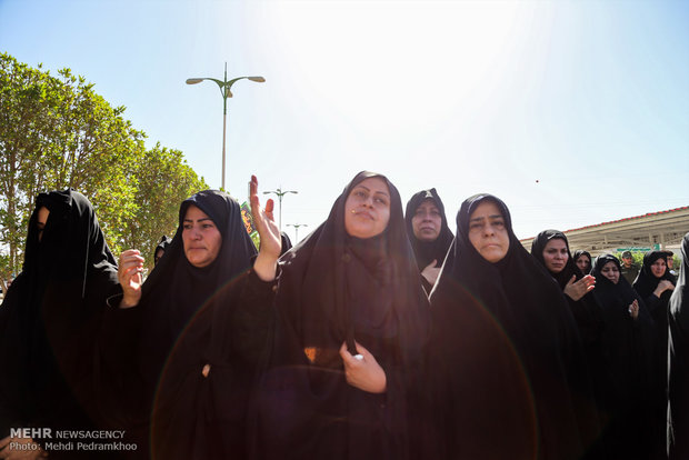 آیین تشييع  پيکر پاک شهيد نوید حقیقت شناس
