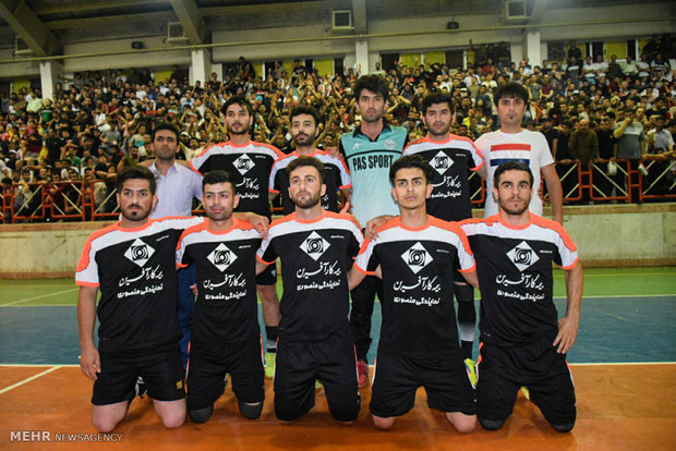 استقبال از مسابقات فوتسال جام رمضان در آستارا