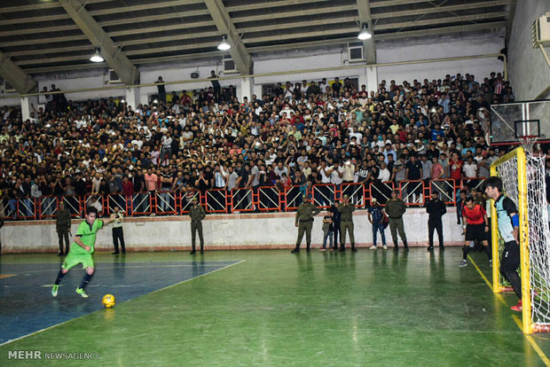 استقبال از مسابقات فوتسال جام رمضان در آستارا