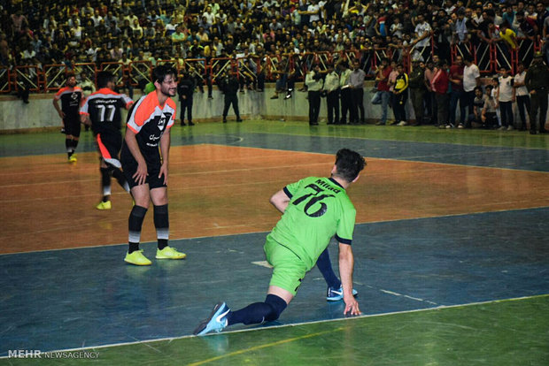 استقبال از مسابقات فوتسال جام رمضان در آستارا