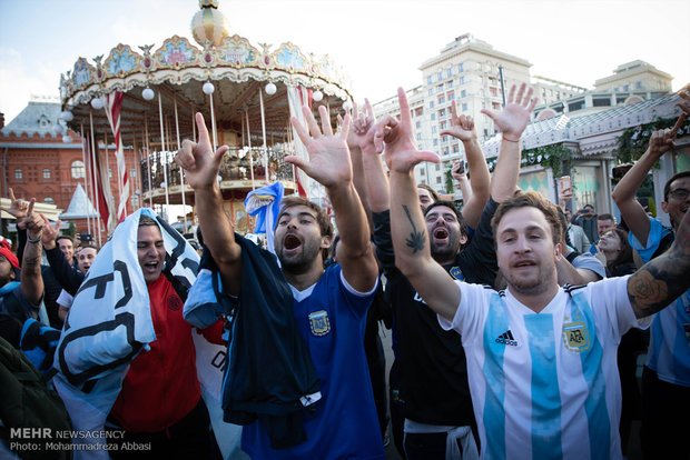 Moscow, depicting the highest level of enthusiasm