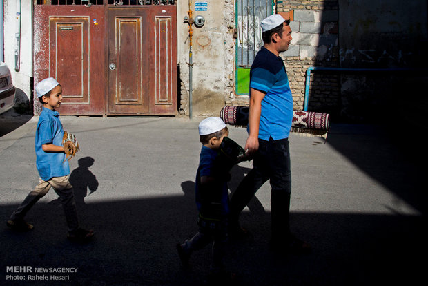 اقامه نماز عید سعید فطر در قزاق محله گرگان
