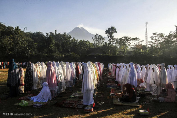 حال و هوای عید سعید فطر در  اندونزی