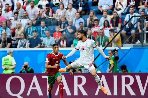 دیدار تیم های ایران و مراکش - جام جهانی روسیه - علیرضا جهانبخش