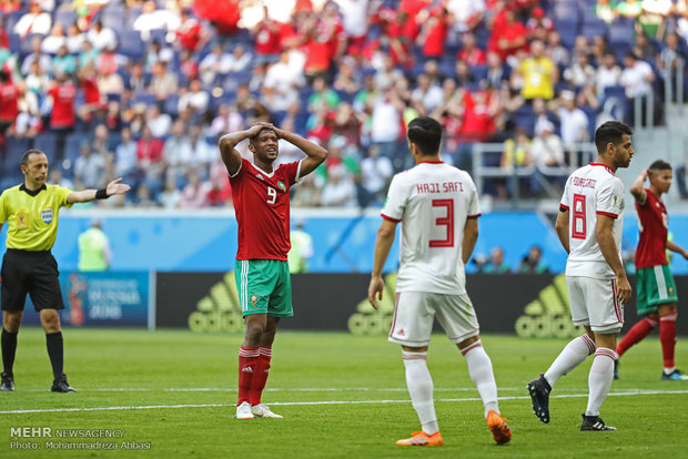 Iran 1-0 Morocco at World Cup 2018