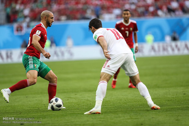 Iran 1-0 Morocco at World Cup 2018