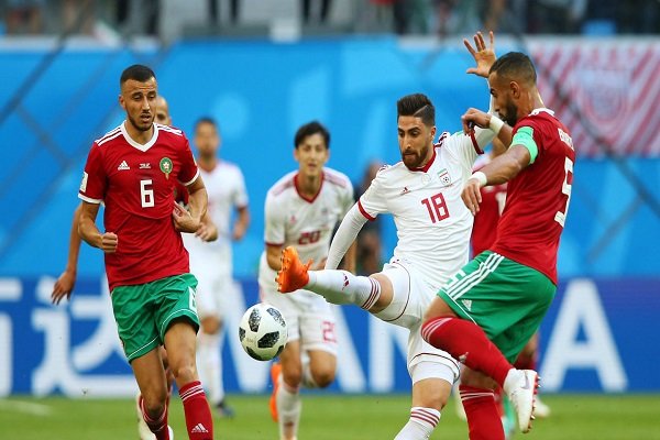 مباراة ايران والمغرب ضمن كأس العالم 2018 /صور
