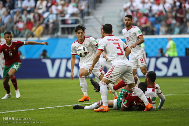 Iran 1-0 Morocco at World Cup 2018