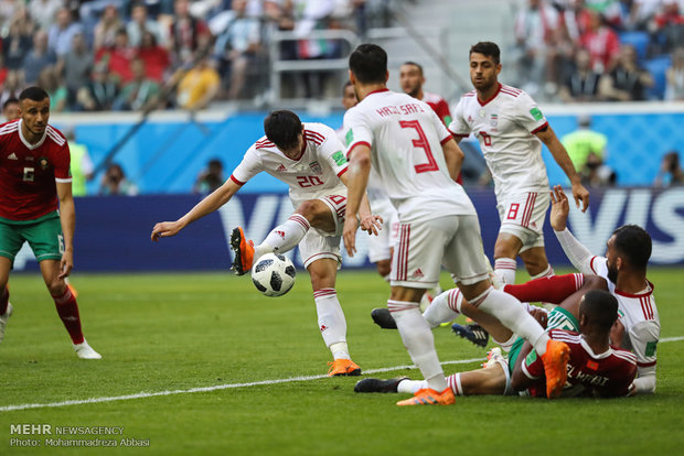 Iran 1-0 Morocco at World Cup 2018