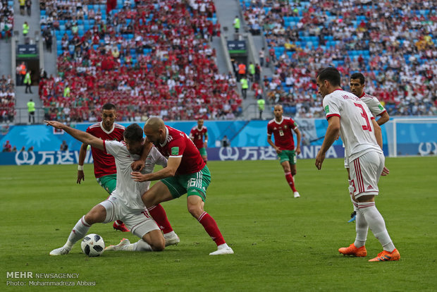 Iran 1-0 Morocco at World Cup 2018