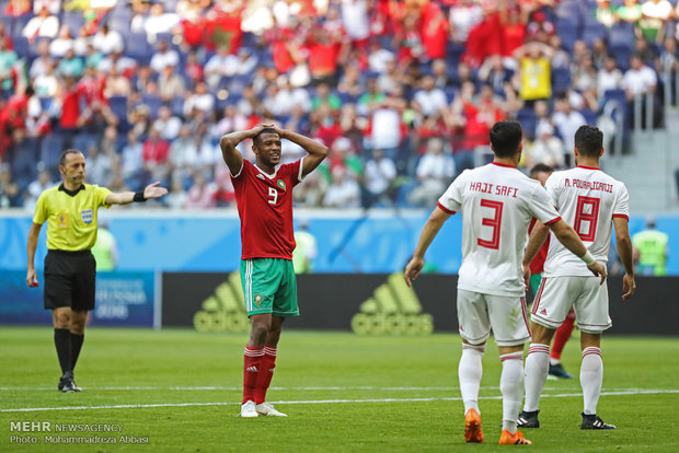 Iran 1-0 Morocco at World Cup 2018