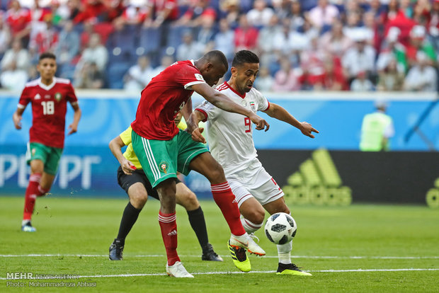 Iran 1-0 Morocco at World Cup 2018