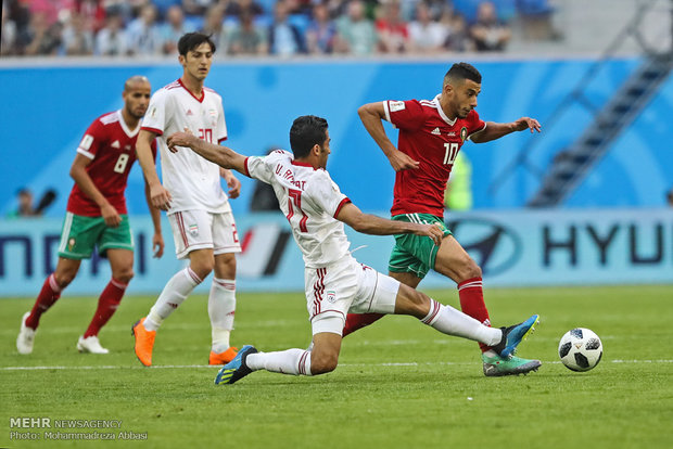 Iran 1-0 Morocco at World Cup 2018