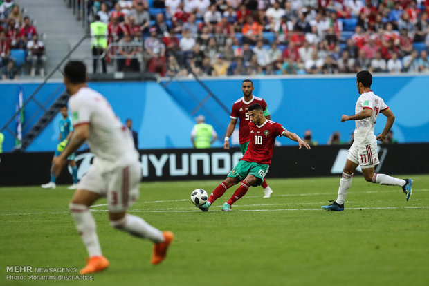 Iran 1-0 Morocco at World Cup 2018