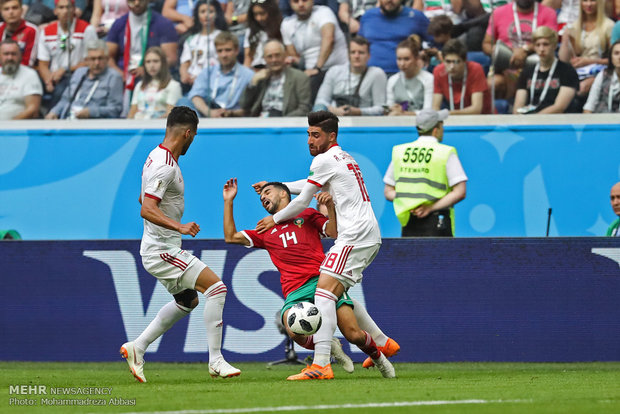 Iran 1-0 Morocco at World Cup 2018