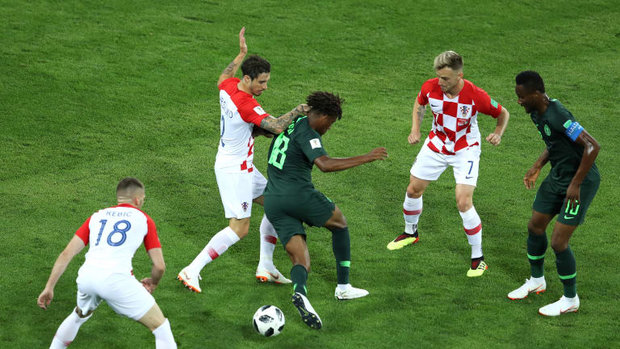 پیروزی کرواسی مقابل نیجریه