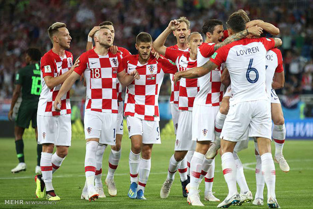 دیدار تیم های ملی فوتبال کرواسی و نیجریه‎