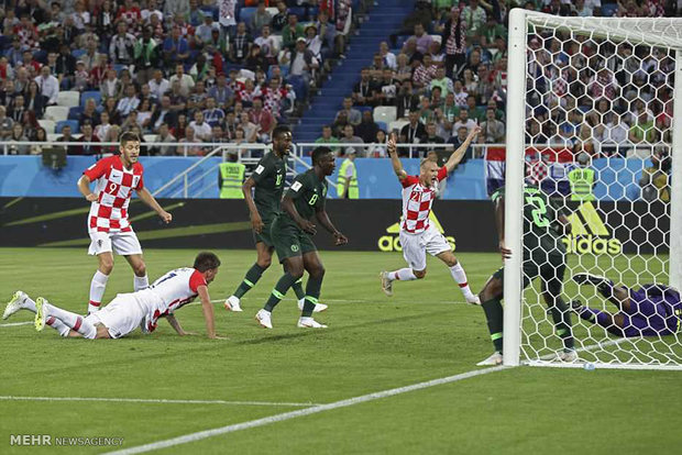 دیدار تیم های ملی فوتبال کرواسی و نیجریه‎