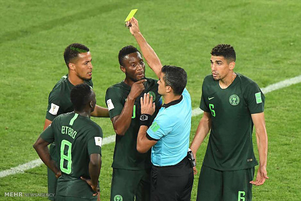 دیدار تیم های ملی فوتبال کرواسی و نیجریه‎