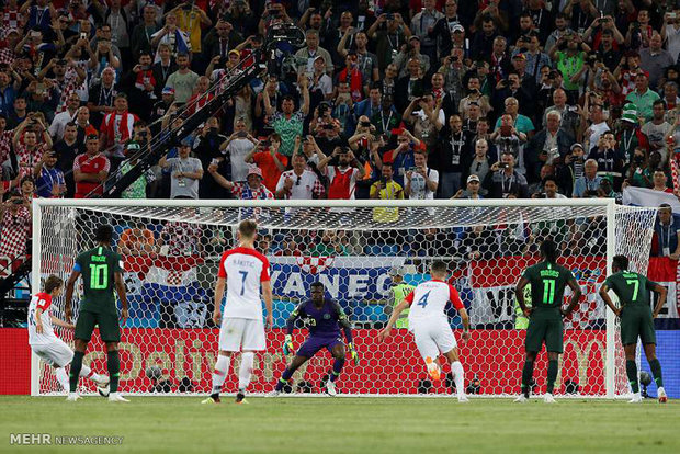 دیدار تیم های ملی فوتبال کرواسی و نیجریه‎