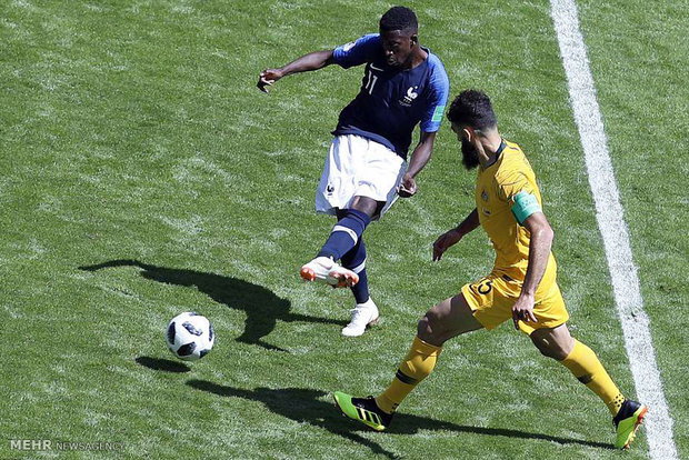 دیدار تیم های ملی فوتبال فرانسه و استرالیا‎