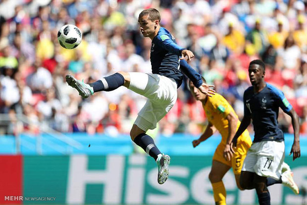 دیدار تیم های ملی فوتبال فرانسه و استرالیا‎