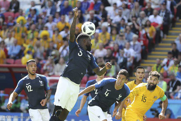 دیدار تیم های ملی فوتبال فرانسه و استرالیا‎