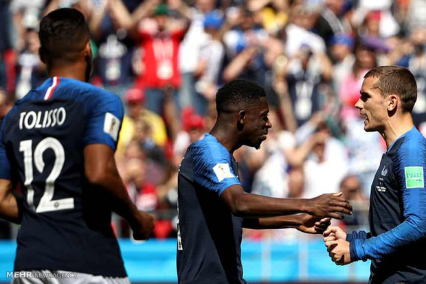 دیدار تیم های ملی فوتبال فرانسه و استرالیا‎