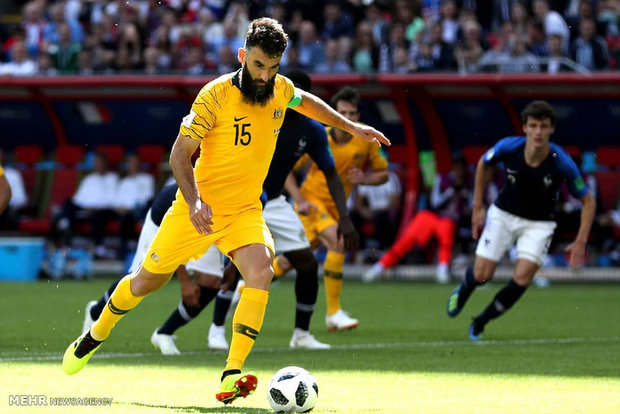 دیدار تیم های ملی فوتبال فرانسه و استرالیا‎