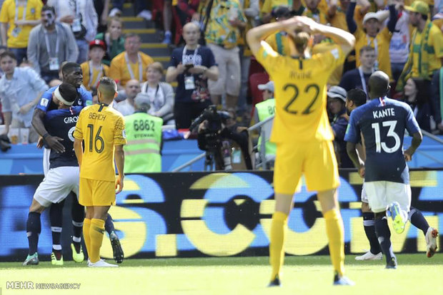 دیدار تیم های ملی فوتبال فرانسه و استرالیا‎