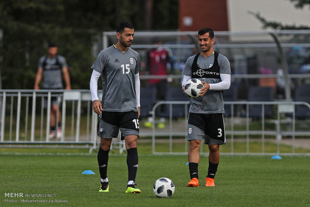 تمارين المنتخب الايراني 