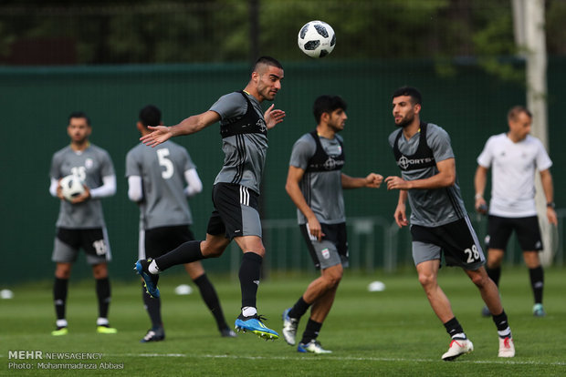 تمارين المنتخب الايراني 