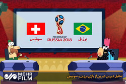 تحلیل دیرین دیرین از بازی برزیل و سوئیس!