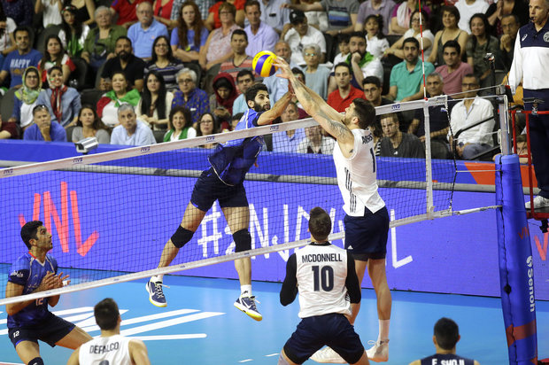 VIDEO: Iran vs US at FIVB Volleyball Nations League