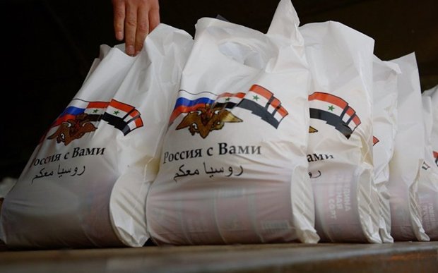 Russia delivers humanitarian aid to residents of Syrian Hama