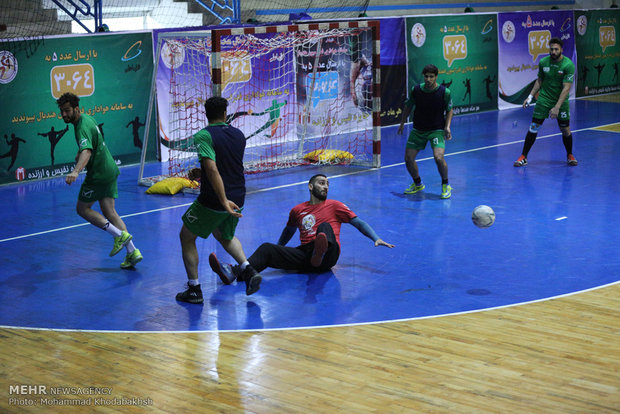 تمرین تیم ملی هندبال ایران